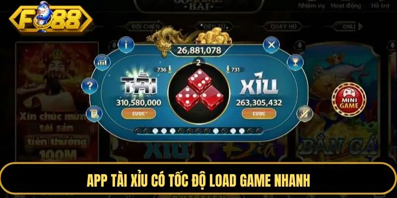 App tài xỉu có tốc độ load game nhanh App tài xỉu có tốc độ load game nhanh