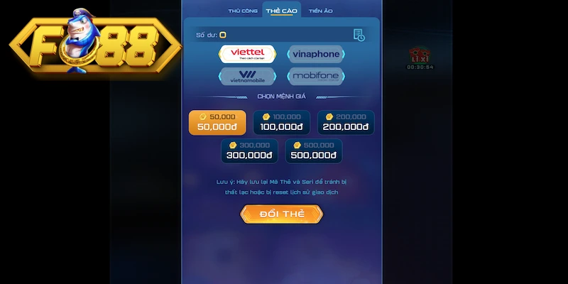 Hướng dẫn rút tiền Fo88 tiền ảo